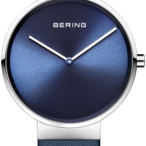 Bering Classic 14539-607 Blå/Läder Ø39 mm