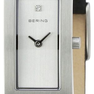 Bering Classic Damklocka 10817-400 Silverfärgad/Läder