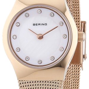 Bering Classic Damklocka 11923-366 Vit/Roséguldstonat stål Ø23 mm