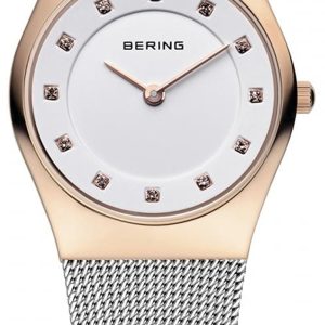 Bering Classic Damklocka 11927-064 Vit/Stål Ø27 mm