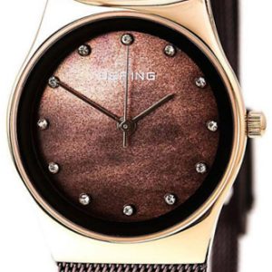 Bering Classic Damklocka 12927-262 Brun/Stål Ø27 mm