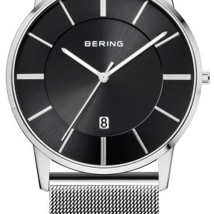 Bering Classic Herrklocka 13139-002 Svart/Stål Ø39 mm