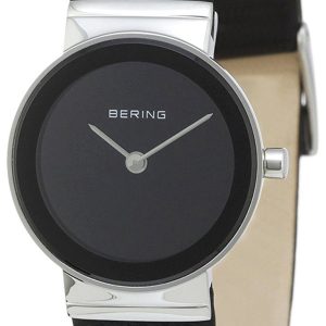 Bering Damklocka 10126-402 Classic Svart/Läder Ø26 mm