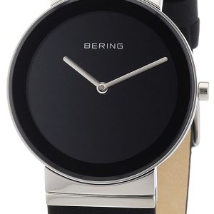 Bering Damklocka 10135-402 Classic Svart/Läder Ø26 mm