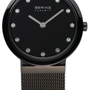 Bering Damklocka 10729-222 Ceramic Svart/Stål Ø29 mm