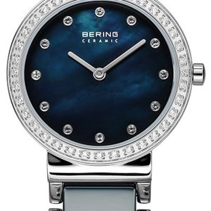 Bering Damklocka 10729-707 Ceramic Blå/Stål Ø29 mm