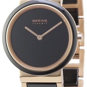 Bering Damklocka 10729-746 Ceramic Svart/Roséguldstonat stål Ø29 mm