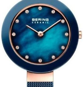 Bering Damklocka 11429-369 Ceramic Blå/Stål Ø29 mm