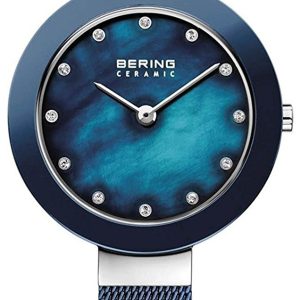 Bering Damklocka 11429-387 Ceramic Blå/Stål Ø29 mm