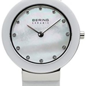 Bering Damklocka 11429-604 Ceramic Vit/Satin Ø29 mm