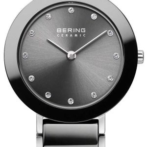 Bering Damklocka 11429-783 Ceramic Grå/Stål Ø29 mm