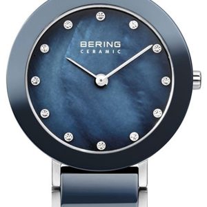 Bering Damklocka 11429-787 Ceramic Blå/Stål Ø29 mm