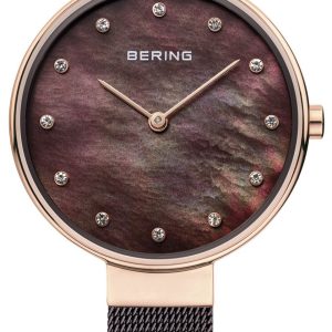 Bering Damklocka 12034-265 Classic Brun/Stål Ø34 mm