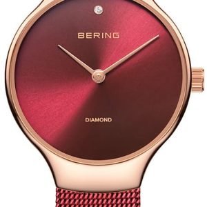 Bering Damklocka 13326-Charity Classic Röd/Stål Ø26 mm