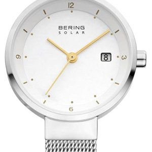 Bering Damklocka 14426-001 Solar Vit/Stål Ø24 mm