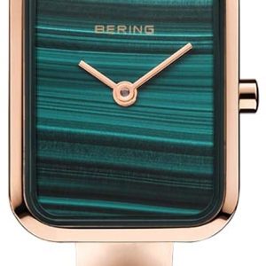 Bering Damklocka 14520-368 Classic Grön/Roséguldstonat stål Ø20 mm