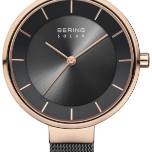 Bering Damklocka 14631-166 Solar Svart/Stål Ø31 mm