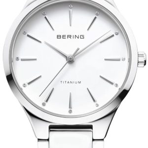 Bering Damklocka 15630-704 Titanium Vit/Titan Ø30 mm