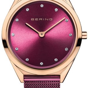 Bering Damklocka 17031-969 Ultra Slim Lila/Stål Ø31 mm