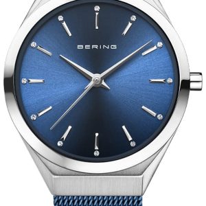 Bering Damklocka 18729-307 Ultra Slim Blå/Stål Ø29 mm