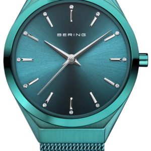 Bering Damklocka 18729-888 Ultra Slim Grön/Stål Ø29 mm