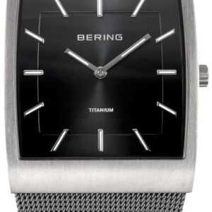 Bering Herrklocka 11233-202 Titanium Svart/Titan