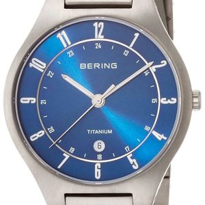 Bering Herrklocka 11739-707 Titanium Blå/Titan Ø39 mm