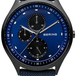 Bering Herrklocka 11741-827 Titanium Blå/Läder Ø41 mm