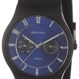 Bering Herrklocka 11939-078 Titanium Blå/Titan Ø39 mm