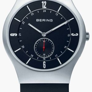 Bering Herrklocka 11940-409 Classic Svart/Läder Ø40 mm