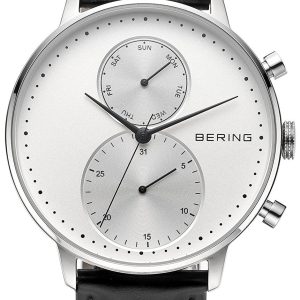 Bering Herrklocka 13242-404 Classic Vit/Läder Ø42 mm