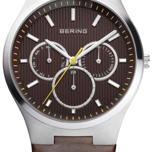 Bering Herrklocka 13841-505 Classic Brun/Läder Ø40 mm