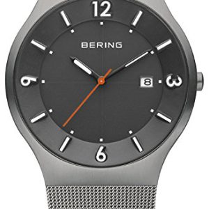 Bering Herrklocka 14440-077 Solar Svart/Stål Ø40 mm