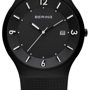 Bering Herrklocka 14440-222 Solar Svart/Stål Ø40 mm