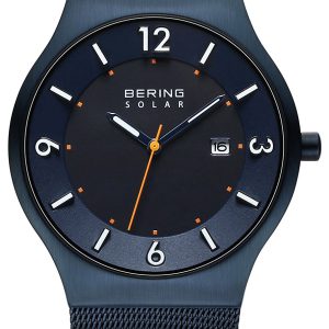 Bering Herrklocka 14440-393 Solar Blå/Stål Ø40 mm