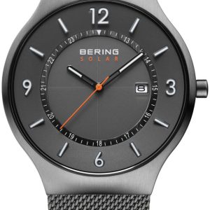 Bering Herrklocka 14441-377 Solar Grå/Stål Ø41 mm