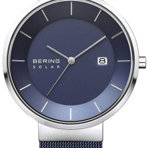 Bering Herrklocka 14639-307 Solar Blå/Stål Ø39 mm