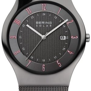 Bering Herrklocka 14640-077 Solar Grå/Stål Ø40 mm