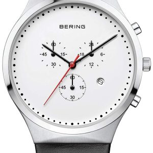 Bering Herrklocka 14740-404 Classic Vit/Läder Ø40 mm