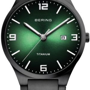 Bering Herrklocka 15240-728 Titanium Grön/Titan Ø40 mm