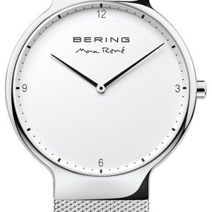 Bering Herrklocka 15540-004 Max Rene Vit/Stål Ø40 mm