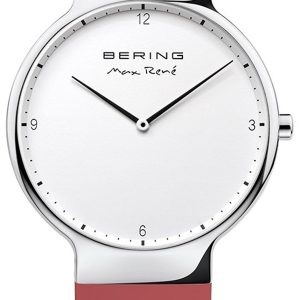 Bering Herrklocka 15540-500 Max Rene Vit/Gummi Ø40 mm