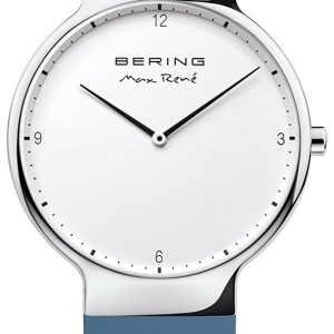 Bering Herrklocka 15540-700 Max Rene Vit/Gummi Ø40 mm