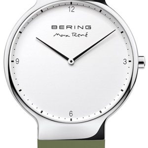 Bering Herrklocka 15540-800 Max Rene Vit/Gummi Ø40 mm