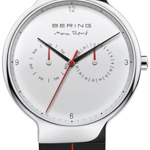 Bering Herrklocka 15542-404 Max Rene Vit/Gummi Ø42 mm