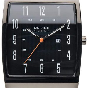 Bering Herrklocka 16433-377 Solar Svart/Stål