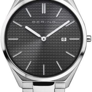 Bering Herrklocka 17240-702 Ultra Slim Svart/Stål Ø40 mm