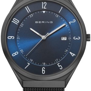 Bering Herrklocka 18740-227 Ultra Slim Blå/Stål Ø40 mm