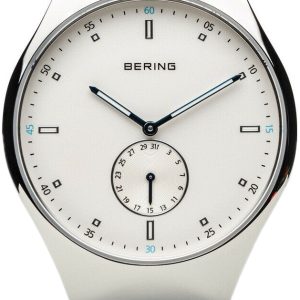 Bering Herrklocka 70142-604 Smart Traveler Vit/Läder Ø42 mm