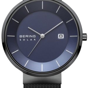 Bering Solar Herrklocka 14639-227 Blå/Stål Ø39 mm